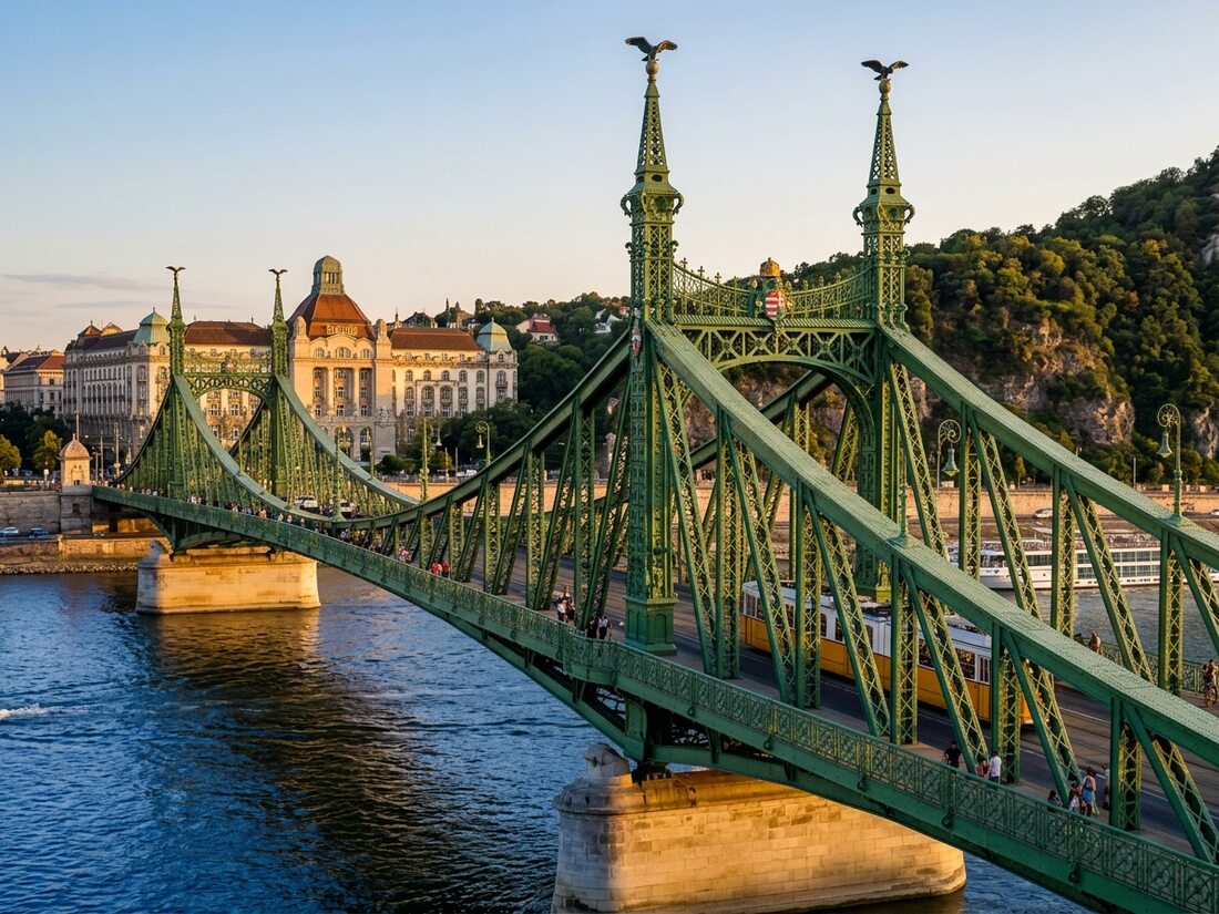 Liberty Bridge and Gellért Baths